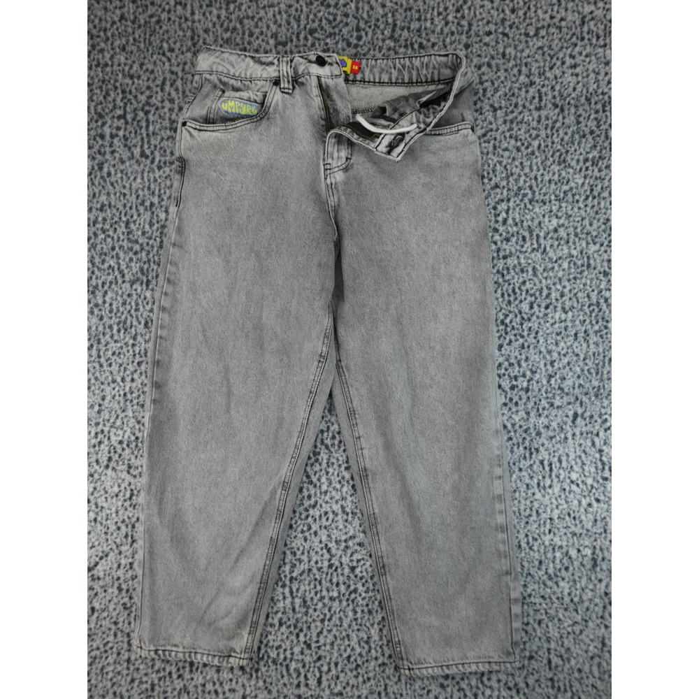 Empyre Loose Fit Skate Jeans Mens 28 Gray Baggy Denim Skater Pants